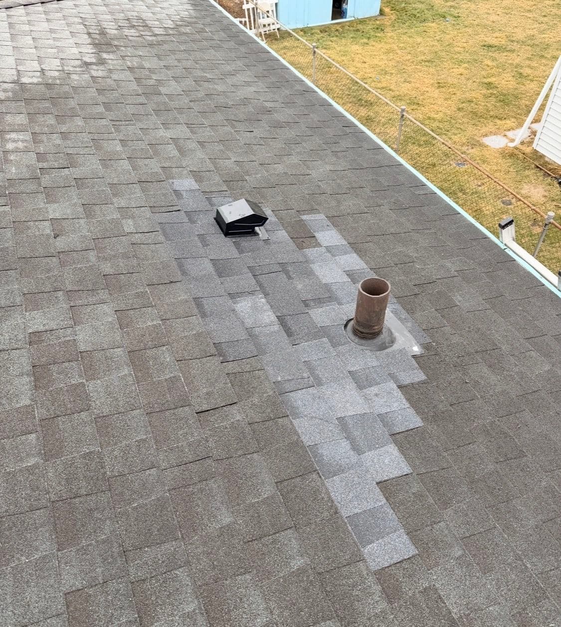 Gallery photos for Bathroom Vent Fix and Pipe Flashing Replacement Done Right: Image #2