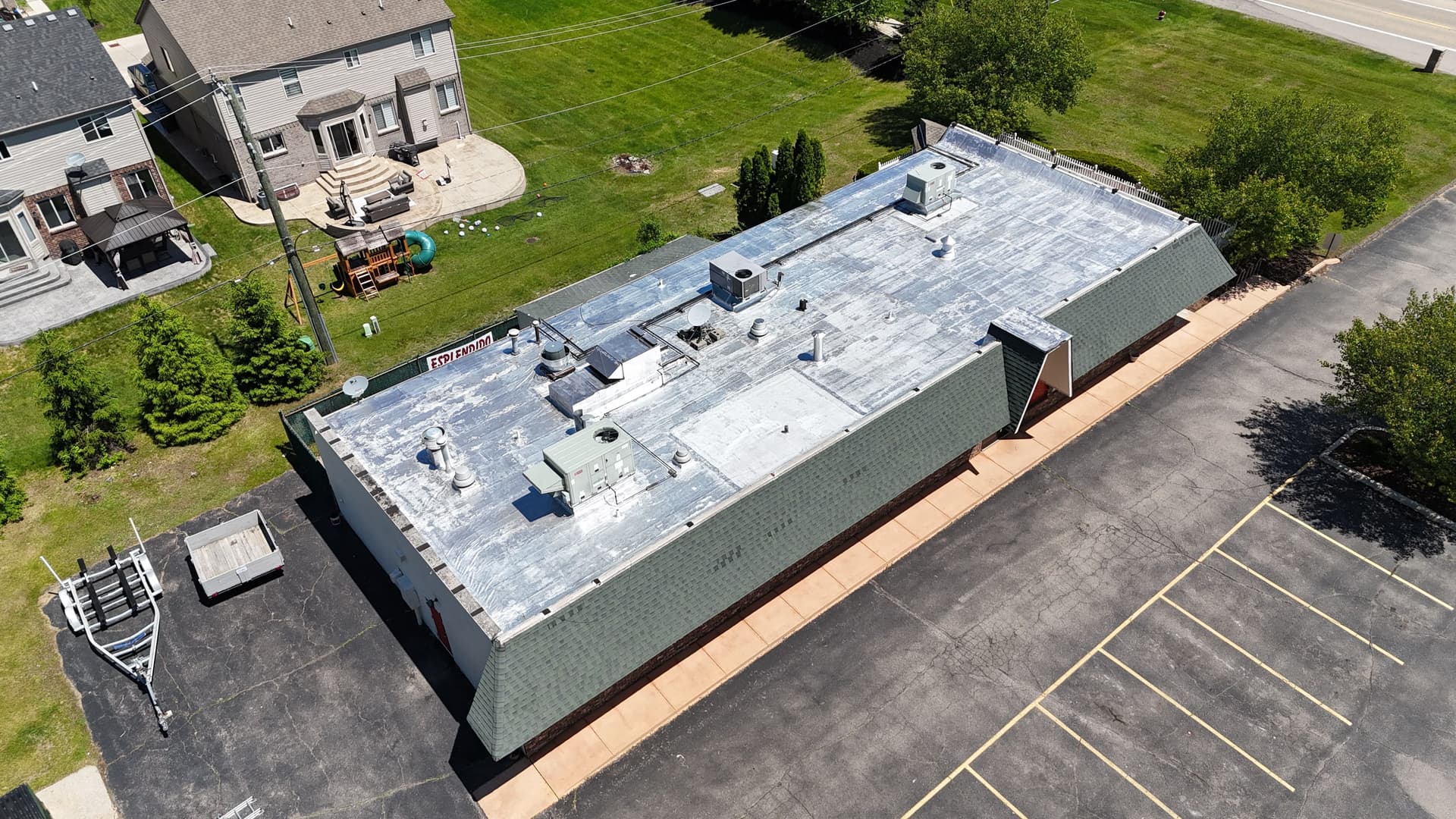 Flat Roof Repair and Silver Coat That Bought Years of Extra Life