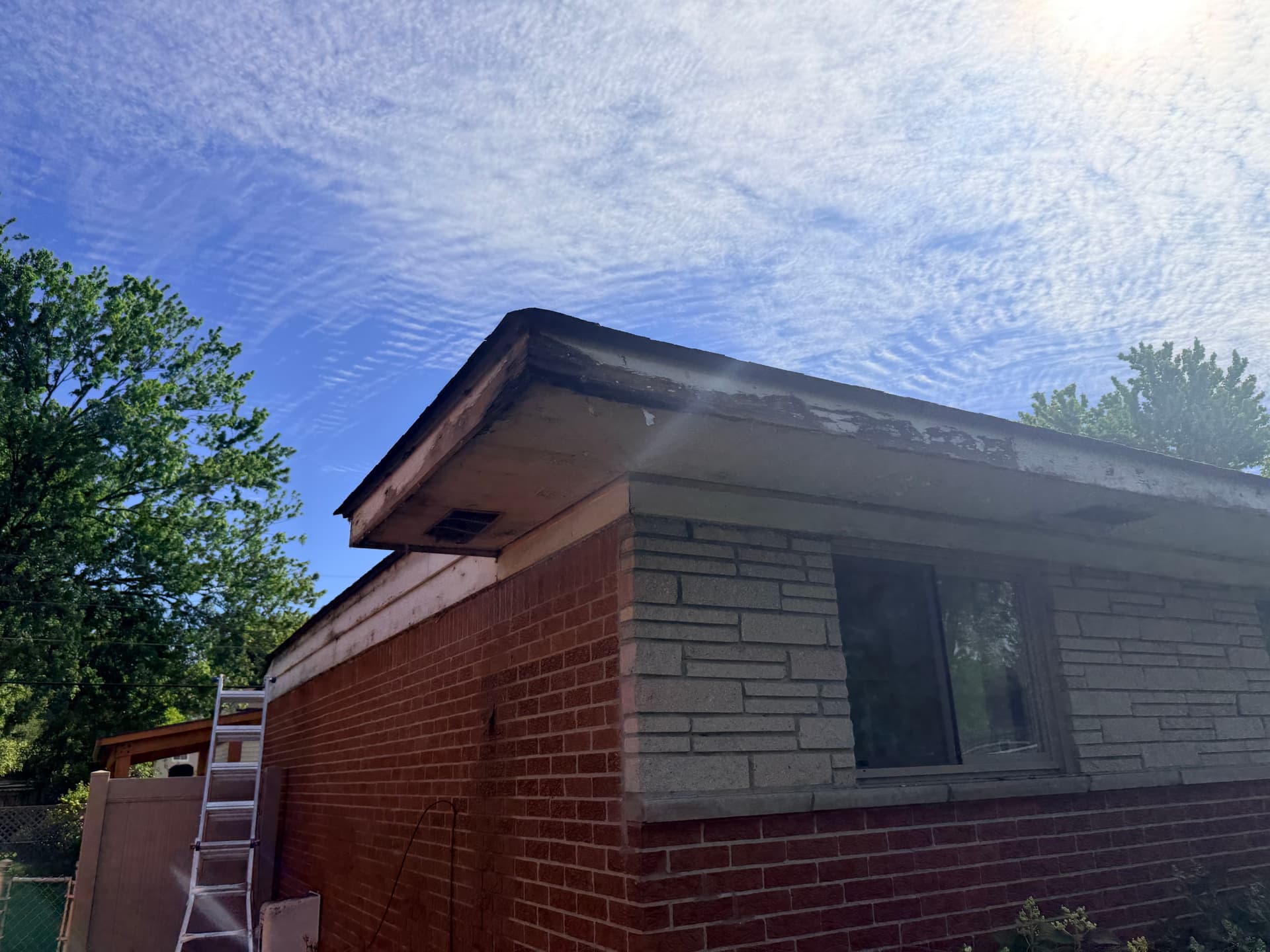 Gallery photos for Trim and Siding Repair Underway on This Brick Ranch: Image #3