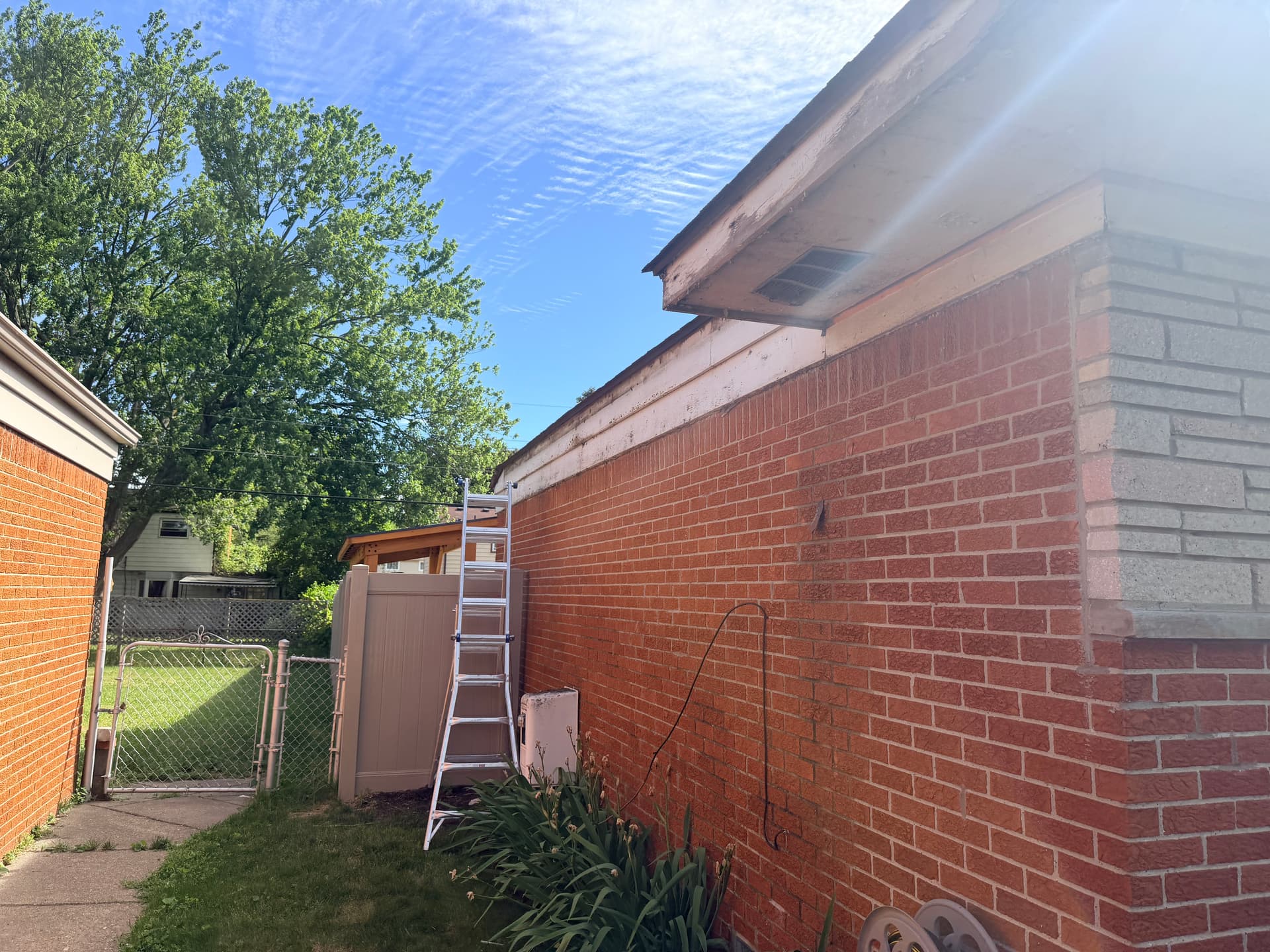 Gallery photos for Trim and Siding Repair Underway on This Brick Ranch: Image #6