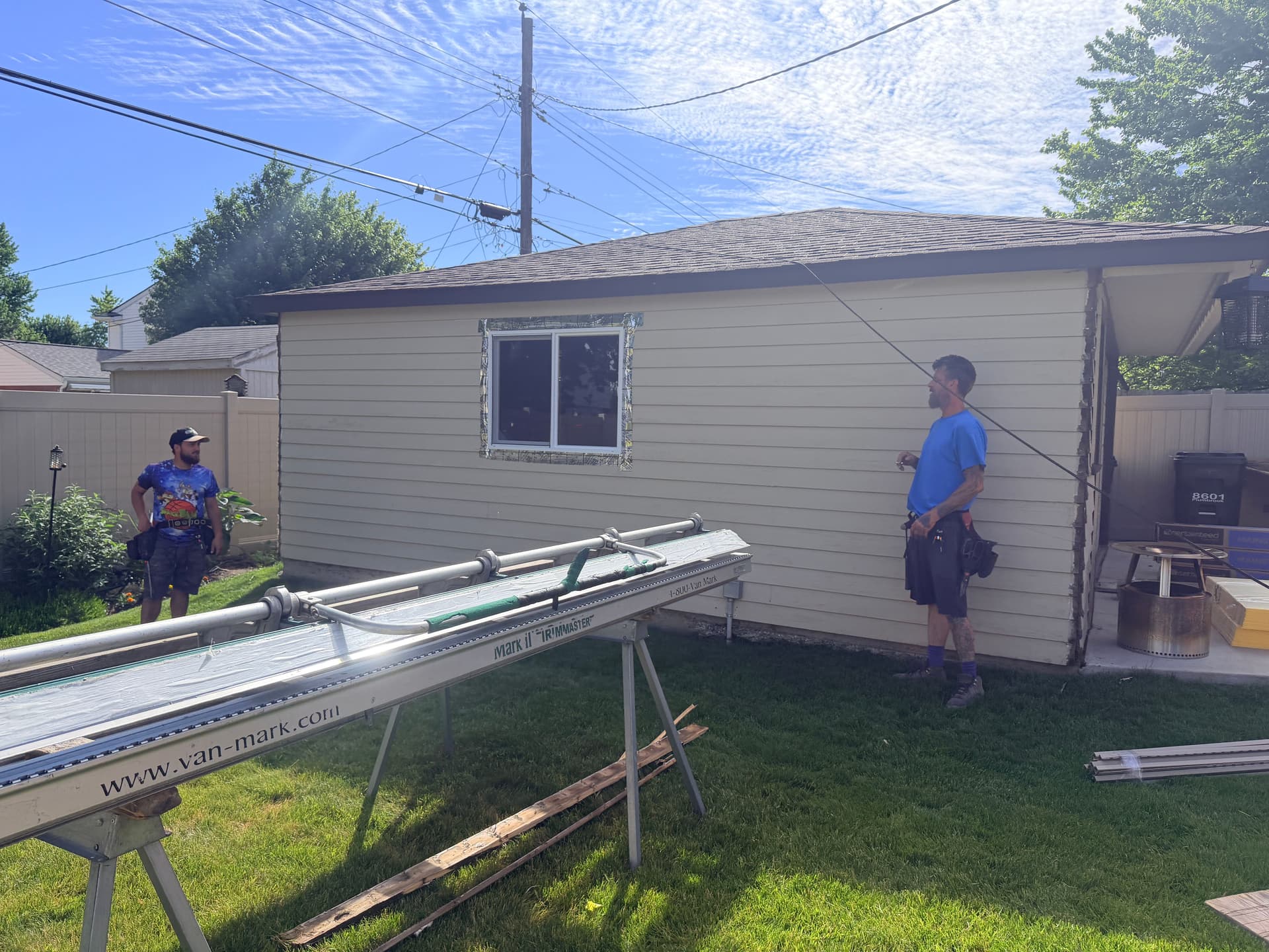 Gallery photos for Trim and Siding Repair Underway on This Brick Ranch: Image #4